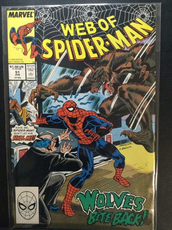 Web of Spider-Man #51 Direct Edition (1989)