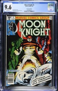 Moon Knight #4 (2/81) Graded CGC 9.6 Newsstand Edition