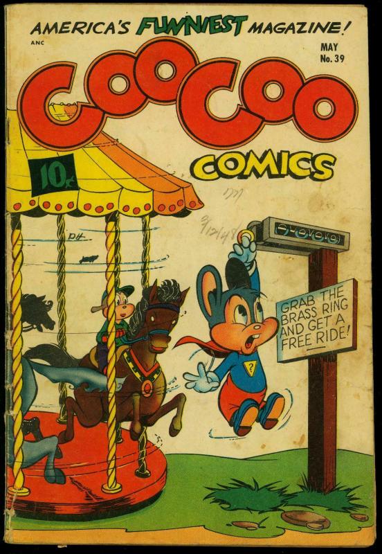 Coo Coo Comics #39 1949- Supermouse- Funny Animals G/VG