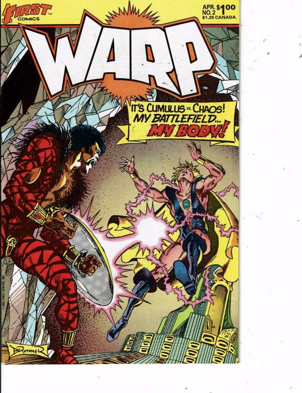 Lot Of 2 Comic Books First Warp #2 and Aircel Warlock 5 #2  MS12