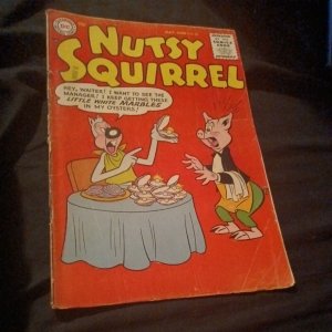 DC Comics Nutsy Squirrel #65 golden age precode 1955 funny animal antics folks