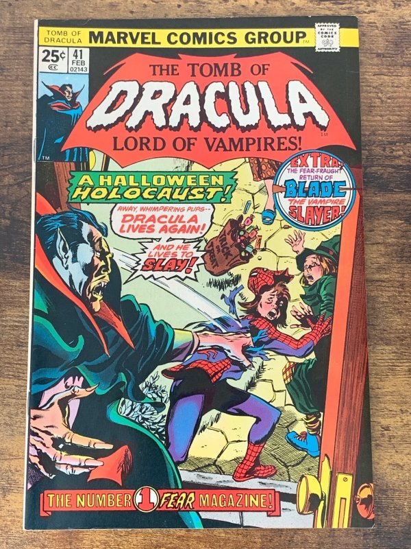 Tomb of Dracula #41 (1976). VF. Blade app.