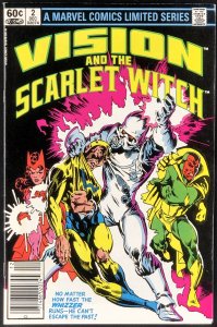 Vision and the Scarlet Witch #2 Newsstand Edition (1982) VF