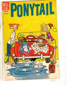 Ponytail # 3 FN Dell Silver Age Comic Book 1963 Lee Holley King Features JL9