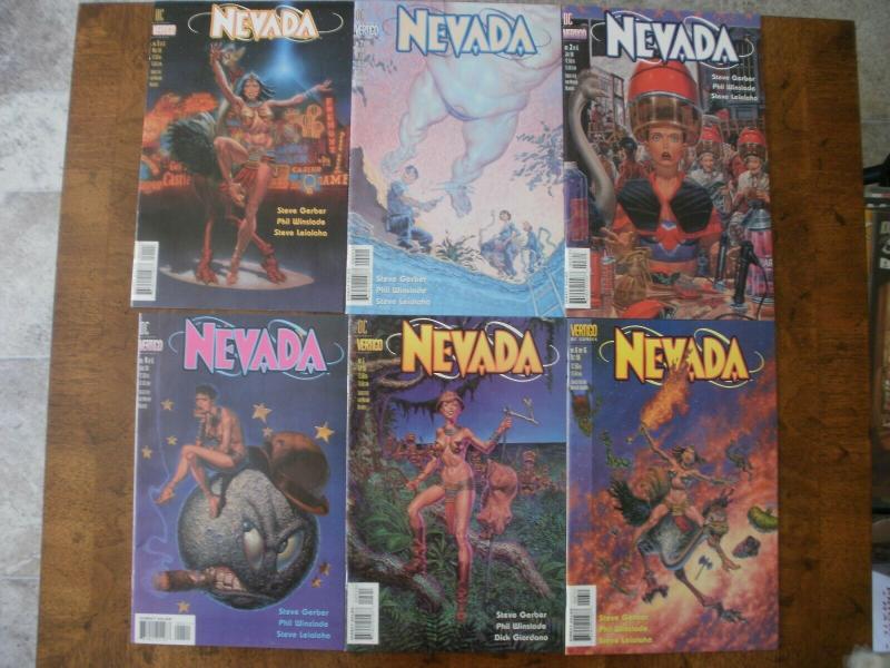 6 DC VERTIGO Comic Book: NEVADA #1 #2 #3 #4 #5 #6