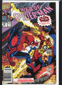 Web of Spider-Man #78 Newsstand Edition (1991) Spider-Man