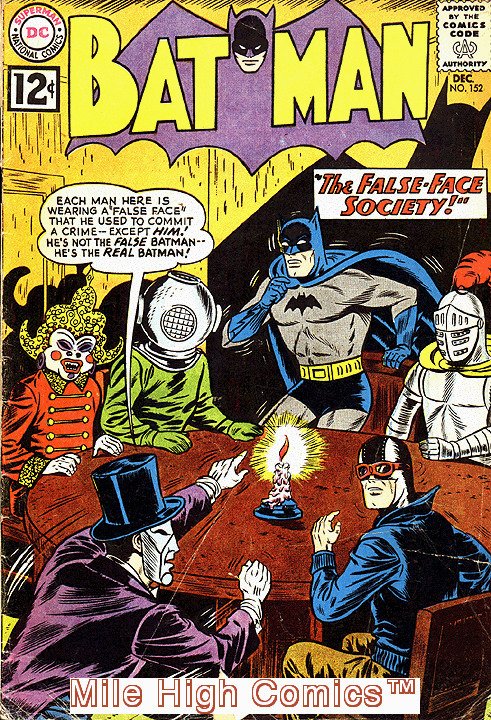 BATMAN (1940 Series) (DC) #152 Fair Comics Book | Comic Books - Silver Age,  DC Comics, Batman / HipComic