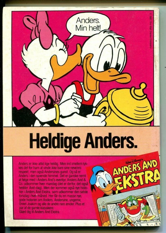 Onkel Joakim #8 1988-Disney-Danish-Uncle Scrooge-Carl Barks-Donald Duck-VG