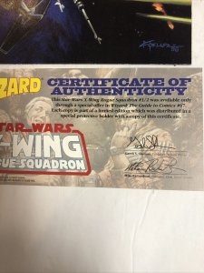 Star Wars X-Wing Rogue Squadron (1995) # 1/2 (NM) Platinum Silver Variant w/ COA