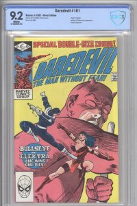 Daredevil #181 - Key Comic & Death of Elektra by Bullseye - CBCS 9.2 - New Slab!