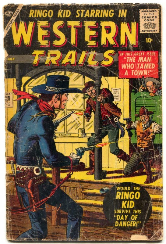 Western Trails #2 1957- RINGO KID- Severin- Maneely reading copy