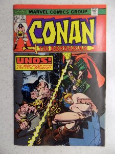 CONAN THE BARBARIAN # 51 MARVEL SUB CREASE