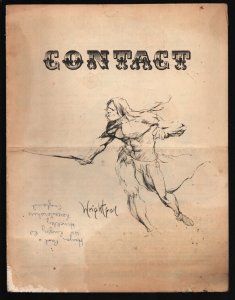 Contact #1 1968-Berni Wrightson cover.-insert sheet promoting the fanzine Pr...