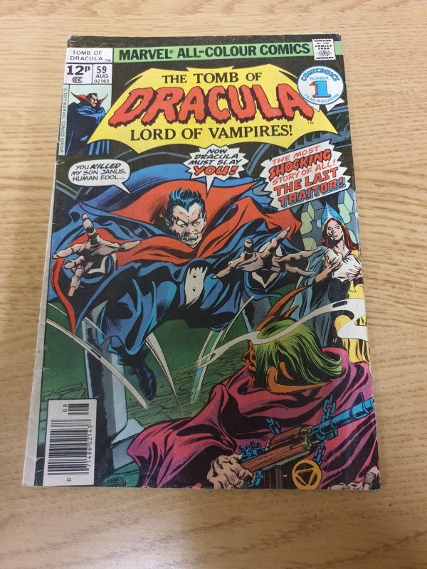 Tomb of Dracula #59 (1977) UK Prize Variant