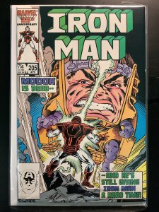 Iron Man #205 Direct Edition (1986)