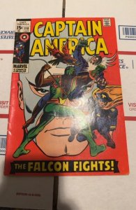 Captain America #118 (1969)red skull 2ns falcon see description