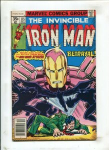 Iron Man #115 - Newsstand / JR JR Work (8.5 or better) 1978