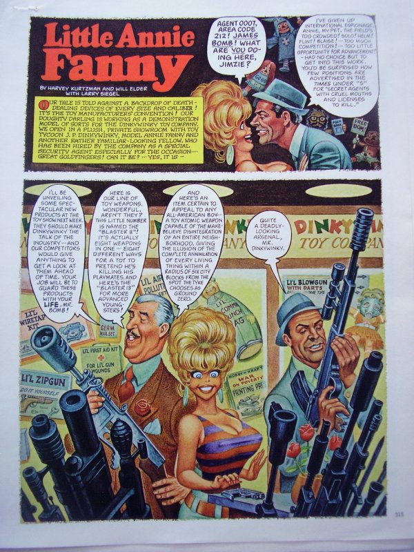 Annie Fanny 7 original playboy comics Set 6