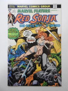 Marvel Feature #1  (1975) FN Condition! 1/2 in tear back cover