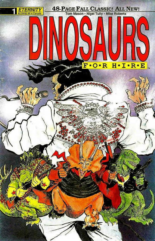 Dinosaurs For Hire Fall Classic #1 VG; Eternity | low grade comic - save on ship