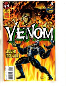 7 Venom Marvel Comic Books Sign Boss # 1 2 + Sinner Takes All # 1 2 3 4 5 CR58