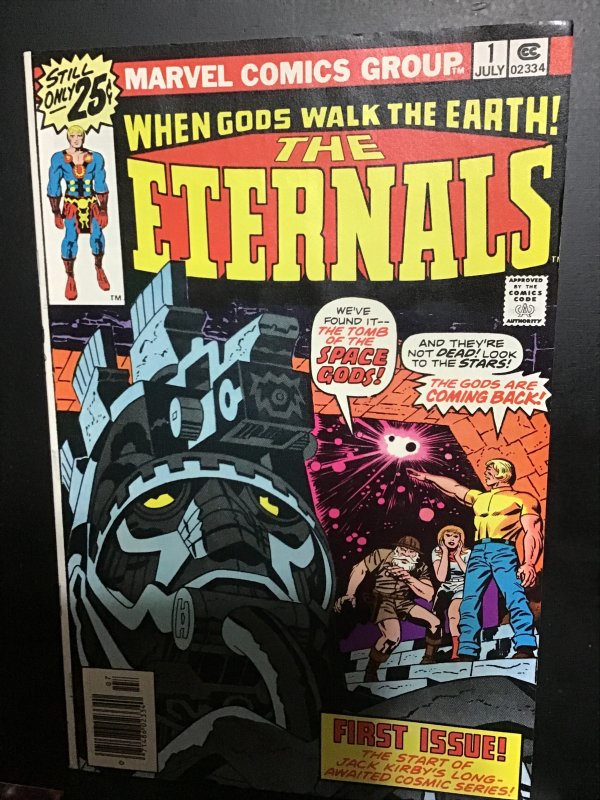 Eternals #1 (1976} High-grade Cvill CERT first issue Jack Kirby key! VF/NM Wow!