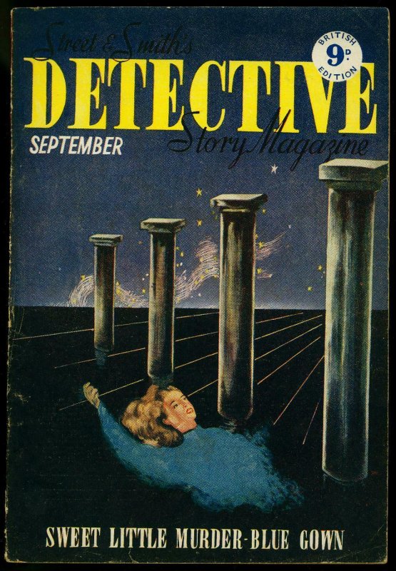 Detective Story Pulp September 1950- British Variant VG