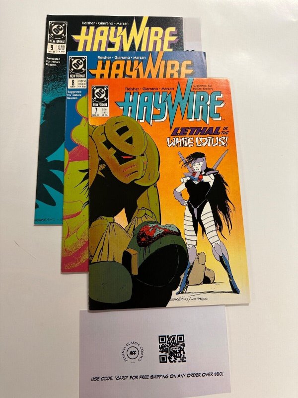 3  Haywire DC Comics # 7 8 9 Superman Batman Flash 74 CT6