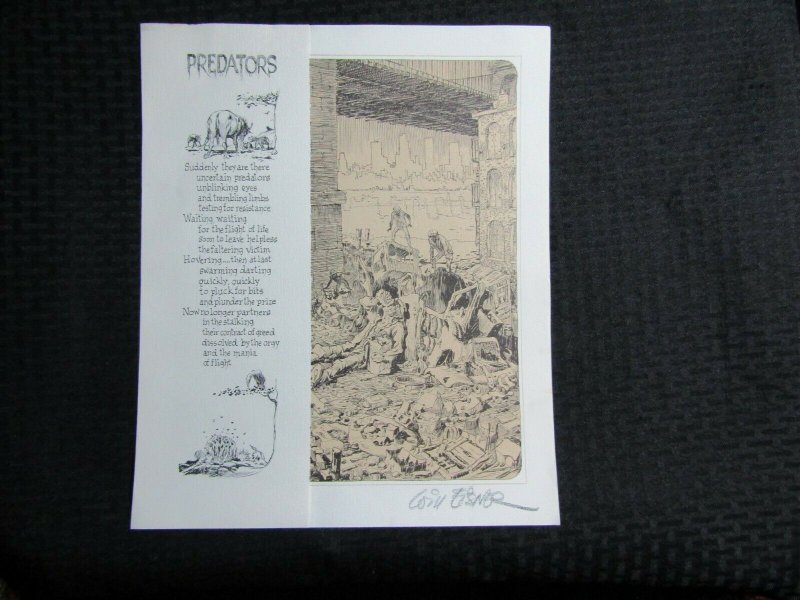 1980 CITY A NARRATIVE PORTFOLIO by Will Eisner SIGNED #788/1500