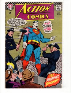 Action Comics #352 (1967)  THE PETRIFIED SUPERMAN! / ID#253