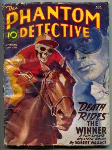 Phantom Detective--August 1946--Pulp Magazine--Thrilling--VG