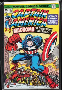 Captain America #193 (1976) Captain America and the Falcon