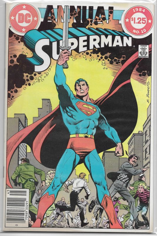 Superman   vol. 1  Annual   #10 FN (1984) Maggin/Swan/Anderson, Barreto cover