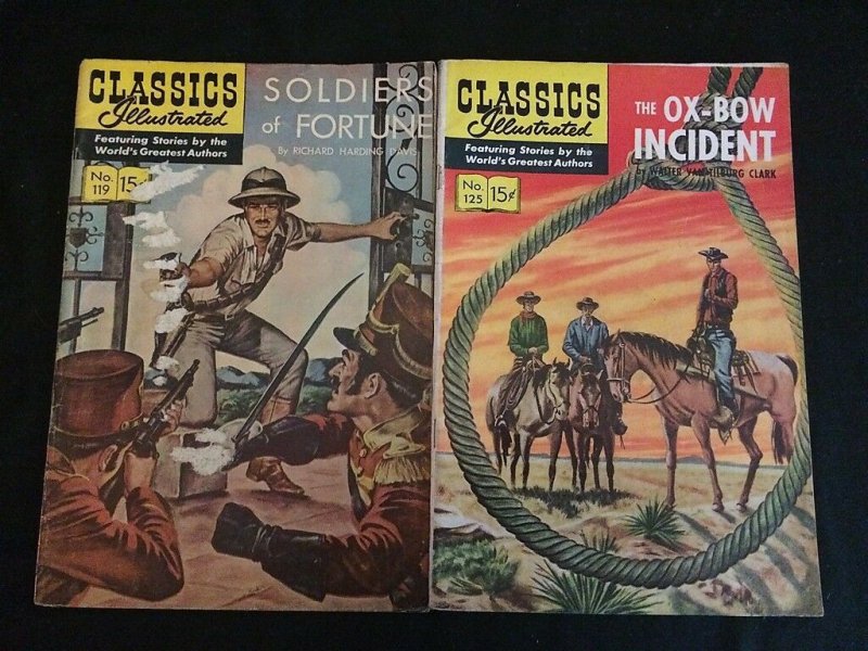 CLASSICS ILLUSTRATED #119, 125