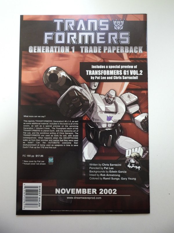 The Transformers: Generation #5 VF+ Condition