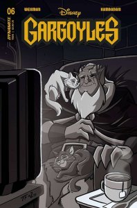 Gargoyles (Dynamite) #6T VF/NM ; Dynamite | Disney FOC 1:10 Variant B&W