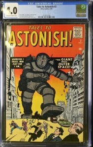 Tales to Astonish #3 1959 Atlas Comics CGC 4.0