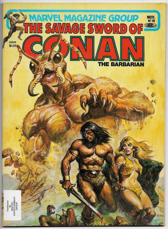 Savage Sword Of Conan Magazine #70 Norem Cvr | Buscema (Marvel, 1981)