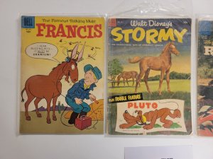 3 Dell Comics #698 Francis + #537 Stormy + #1021 Texas Rangers 81 TJ6