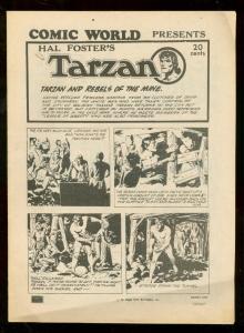 COMIC WORLD PRESENTS HAL FOSTER'S TARZAN-COMIC STRIP reprint