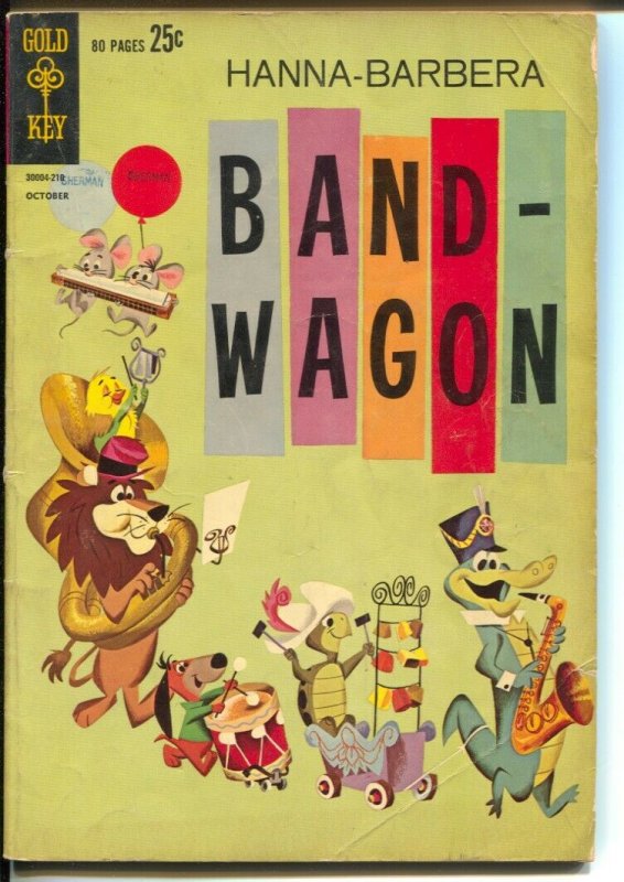 Hanna-Barbera Band-Wagon #21 1962-1st issue-Giant-Auggie Doggie-Snagglepuss-VG