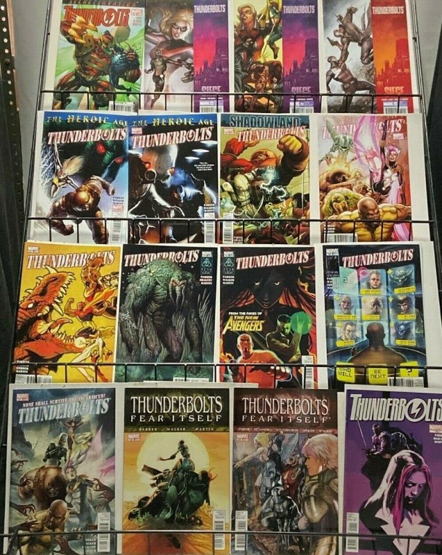 THUNDERBOLTS COLLECTION! 69 ISSUES! Marvel VF-NM Busiek! Hawkeye! 