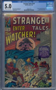 STRANGE TALES #134 CGC 5.0 WATCHER KANG DORMAMMU DR STRANGE HUMAN TORCH