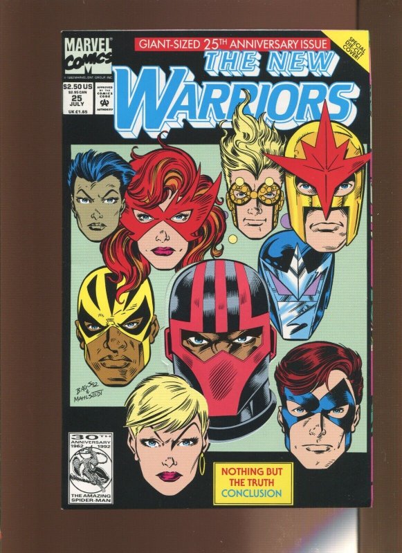 New Warriors #25 - Signed by Mark Bagley. (9.2) 1992