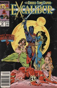 Excalibur #16 (Newsstand) FN ; Marvel | Chris Claremont Cross-Time Caper