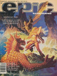 Epic Illustrated Issue #5 FN ; Epic | April 1981 Greg Hildebrandt