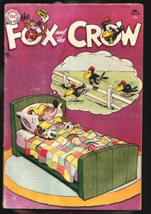 Fox And The Crow #22 1955-DC-Violent pre-code humor-Light stain back cover-ru...