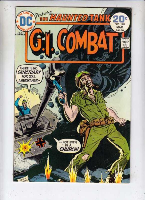 G.I. Combat #170 (Mar-74) VF- High-Grade The Haunted Tank