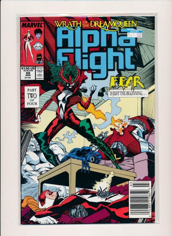 Giant Lot ALPHA FLIGHT of (80) #4-22, 24-82 Near Full run (1,2 Ann)(1984-89)VF+