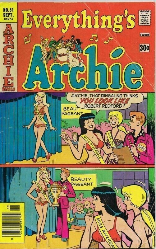 Everything's Archie #51 ORIGINAL Vintage 1976 Archie Comics GGA Bikini   